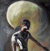 PAUL REES oil on canvas - Ryan's Monologue (IV), entitled and dated verso 2008 with original Ffin-