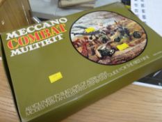 A boxed Meccano Combat multi kit