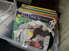 A quantity of LP records including 'Welsh Spoken Word', 'Welsh Folk Songs' etc