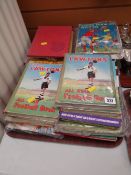A quantity of vintage football annuals