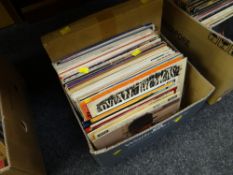 Quantity of LP records including two 'Dylan Thomas Spoken Word' poetry records, 'Beyond the