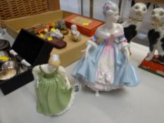 Two Royal Doulton figurines being 'Southern Belle - HN2425' & 'Fair Maiden - HN2211'