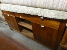 A modern hardwood sideboard