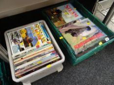 A quantity of steam railway & associated reference books & magazines