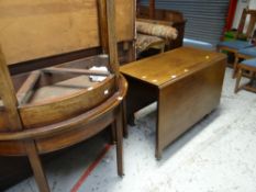 A Georgian extending D-end dining table