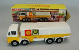 A BOXED DINKY TOYS NO. 944 SHELL-B.P.FUEL TANKER WITH WINDOWS