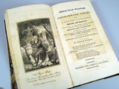 A VOLUME OF 'CHURCHYARD GLEANINGS & EPIGRAMMATIC SCRAPS' by William Pulleyn, printed for Samuel