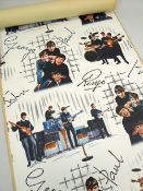 THIRTEEN ROLLS OF THE BEATLES WALLPAPER by Crown, each roll believed to be approx 760cms Provenance: