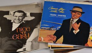 SIXTEEN DIGITALLY REMASTERED FRANK SINATRA LPS fourteen 1984 with 'MANUFACTURERS PROPERTY - NOT