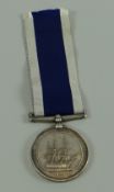 QUEEN VICTORIA ROYAL NAVAL MEDAL for Long Service and Good Conduct inscribed to ANDr MASLIN PTE No