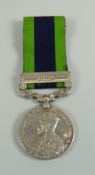India General Service Medal George V with bar Afghanistan NWF 1919 named CAPT W PETRIE R.A.V CPS
