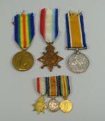 A GROUP OF THREE GEORGE V MEDALS named to 2093 PTE (Cpl) S J CASE R.A.M.C together with conforming