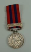 QUEEN VICTORIA INDIA GENERAL SERVICE MEDAL with bar for Burma 1885-7 inscribed to 2564 Lce SERGT
