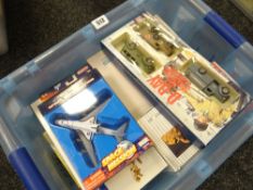 A BOX OF MODERN MIXED DIECAST TOY VEHICLES