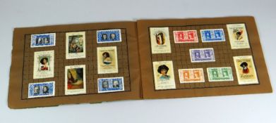 AN EVENING NEWS ALBUM OF 'CINDERELLA STAMPS' being a collection of WWI poster stamps, the YMCA War