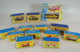 A PARCEL OF BOXED MATCHBOX SERIES VEHICLES ETC