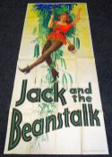 JACK AND THE BEANSTALK original poster from 1940, poster is numbered, folded and in two sections,