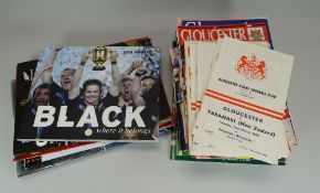 A COLLECTION OF LATE TWENTIETH CENTURY / MODERN RUGBY PROGRAMMES FOR ENGLISH CLUB RUGBY -