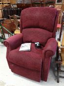 Modern electric recliner armchair