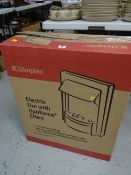 Boxed as new Dimplex electric fire with 'Optiflame Effect'