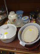 Quantity of mixed pottery including Wedgwood Jasperware and Masons