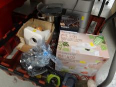 Modern Kenwood Major kitchen food mixer and sundry kitchen items