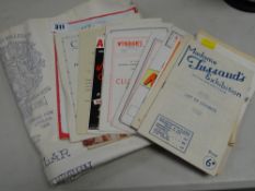 Parcel of vintage theatre ephemera and programmes
