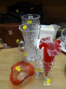 Parcel of mixed glassware including boxed Caithness