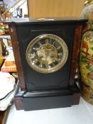 Good French slate mantel clock
