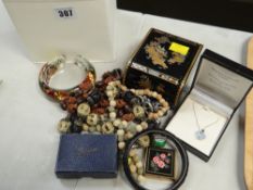 Sundry costume jewellery etc