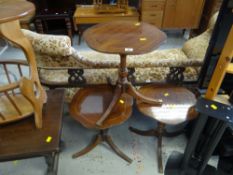 Trio of reproduction tables