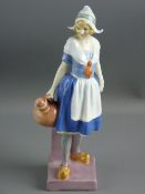A RARE ROYAL DOULTON CHINA FIGURINE 'Gretchen' HN1397 (1 cm chip to bonnet)