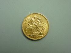 A 1911 GEORGE V GOLD SOVEREIGN