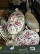 W T Copeland & Sons Victorian part dinner service with tureens
