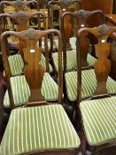 Good set of early 20th Century mahogany dining chairs