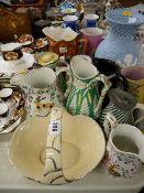 Good parcel of Staffs and other jugs and vases