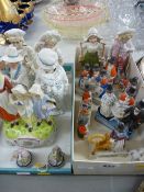 Large parcel of Welsh and other figurines