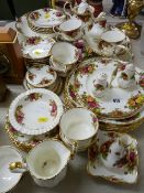 Large parcel of Royal Albert 'Old Country Roses' teaware