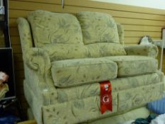 G-Plan two seater floral pattern settee