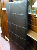 Modern leather effect headboard