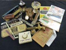Parcel of miscellaneous items including an English made lamp extender on a pulley and chain