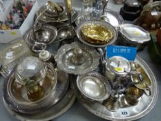 Large parcel of electroplated items