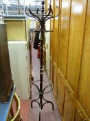 Bentwood hat and coat stand