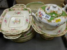 Quantity of Coalport teaware, Sylvac planter etc