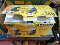 An Einhell BD150 watt bench grinder (boxed as new) E/T