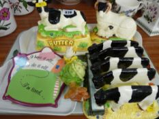 A parcel of mainly novelty china items