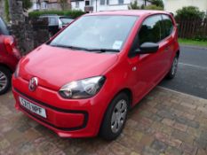 A Volkswagen UP, MOT April 2018, only 15,000 miles, 2013