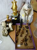 A parcel of tourist-ware from Egypt etc