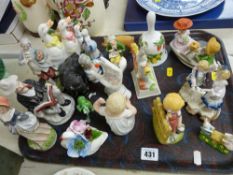 A quantity of ornamental figurines & similar