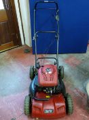 A Mountfield petrol lawnmower